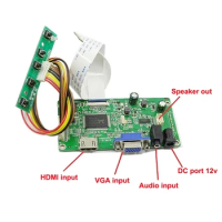 New EDP Control Board Monitor Kit for LP156WF6-SPK6 HDMI+VGA LCD LED screen Controller Board Driver