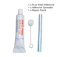 Professional Vinyl Repair Kits PVC Repair Puncture Patch Vinyl Adhesive Spreader Mend Glue For Inflatable Swimming Pool Toy
