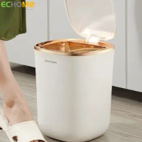 ECHOME 12L Smart Trash Can Kitchen Induction Automatic Trash Can Bathroom with Lid Waterproof Wastebasket USB Charging Dustbin