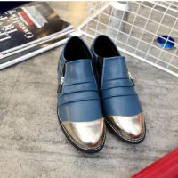 2018 high quality leather mens dress shoes oxford shoes for men formal wedding shoes golden boat shoes man