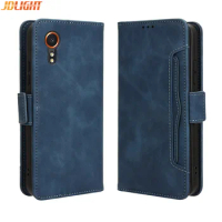 For Samsung Galaxy XCover 7 Wallet Case Magnetic Book Flip Cover Card Photo Holder Luxury Leather Mobile Phone Cases