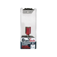ดอกเร้าเตอร์ รุ่น GT10208 กัดตรง ขนาด 1/4 x 5/8 นิ้ว x 20 มม. สีแดง