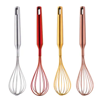 1x Stainless Steel Egg Beater Hand Whisk Mixer Kitchen Tools Cream Stirring For Home Egg Mixer Cooking Foamer Whisk Cook Blender