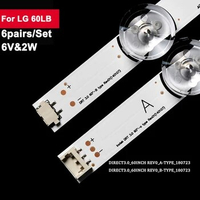 TV Backlight Strip For LIG 60LB DIRECT3.0_60INCH REV0_B-TYPE_180723 LED TV Backlight Repair Parts 60LF5610 60LF5800 60LF580V