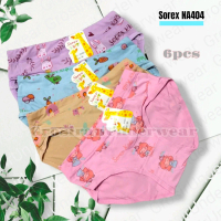 Paket (6)Pcs CD Sorex kid's NA404-1 celana dalam anak cewek motif-pakaian dalam perempuan best selle
