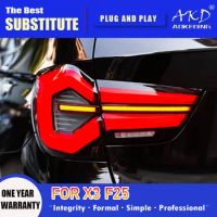 AKD Tail Lamp for BMW X3 F25 LED Tail Light 2010-2017 F25 Rear Fog Brake Turn Signal Automotive Accessories