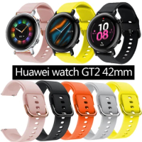 For Huawei Watch GT2 GT 2 GT 42mm 46mm Smart Watch 20mm watch strap Silicone Watchbands 22mm watch band bracelet
