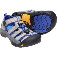 出清品 美國 KEEN NEWPORT H2 兒童護趾涼鞋-深灰/寶藍 # 1020355
