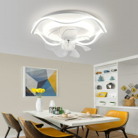 北歐風臥室風扇燈可360度搖頭帶遙控家用餐廳客廳風扇燈 全館免運