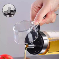 Botol Minyak Glass Oil Bottle 450ml SUS 304 Dispenser Oil Vinegar Bottle Bekas Kicap Olive Oil Conta