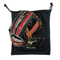【MIZUNO 美津濃】Global Elite矽膠標約12.8吋棒球手套十字檔黑X紅(1AJGR31313 09A5)
