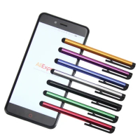 Promotional Gift Capacitive Touch Screen Stylus Pen for Samsung Ipad Air Mini IPhone Android Tablet Metal Stylus Pen 500pcs