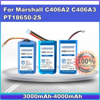LOSONCOER 3000-4000mAh C406A2 PT18650-2S C406A3 Battery For Marshall Emberton Player Battery