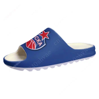 ПБК ЦСКА Москва PBC CSKA Moscow Custom Made Soft Sole Clogs Mens Womens Teenager Step On Water Shoes