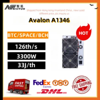 new Bitcoin Miner canaan Avalon A1346 126th Hashrate PSU 3300W Cryprocurrency Rig Mining crypto Asic Miner