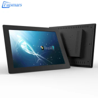 23.6 inch Industrial Resistive Touchscreen Panel PC Wall Mount Windows 10 Pro All In One Computer With Core i3 i5 i7 Wifi
