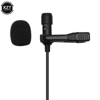 Mini Lapel Lavalier Clip-on Condenser Microphone Mic with Type-C Plug for Android IOS Smartphone USB Microphone