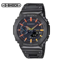 G-SHOCK GM-B2100 Men's Watches Quartz Casual Fashion Luxury Multi-functional Shockproof Dual Display Stainless Steel Men's Watch