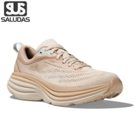 SALUDAS Bondi 8 Men Road Running Shoes Women Marathon Training Shoes Light Thick-Soled Elastic Outdoor Fitness Jogging Sneakers