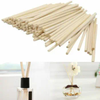 100pcs Natural Reed Fragrance Aroma Oil Diffuser Rattan Sticks Perfume volatiles For Home Decoration