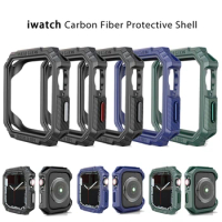 Compatible for Apple Watch Case 49mm 45/44mm 41/40mm Series 8/7/SE/6/5/4 Military Grade Matte Rugged Bumper Shockproof Cover
