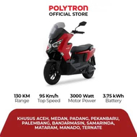Polytron Fox 350 - Buy to Own - Electric Sepeda Motor Listrik - OTR Aceh, Medan, Palembang, Banjarma