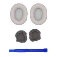 Replacement Earpad Ear Pad Cushions for Sony WH-1000XM5 Headphones Protein Leather Replacement Repair Parts Cover Case