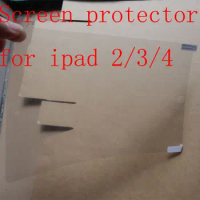 1pcs Clear Screen Protector Guards Protective Films For iPad 2 for iPad 3 for iPad 4 Front LCD Screen Guard
