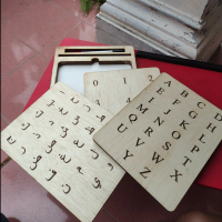 Papan Kayu Latihan Menulis Anak