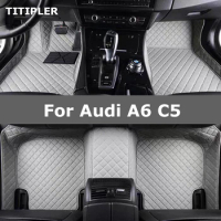 TITIPLER Custom Car Floor Mats For Audi A6 C5 1997-2005 Years Auto Carpets Foot Coche Accessories