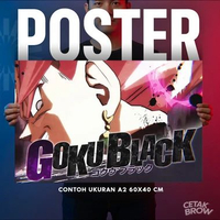 Poster Dragon Ball Gohan Beast vs Cell Max Hiasan Dinding Kamar Unik Dekorasi Dinding High Quality A