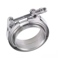 Stainless steel V Band Exhaust Clamp 4 inch Exhaust Flange vband clamp V-Band Muffler Clamp