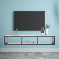 Shallow Floating TV Console 60" TV Storage Cabinet Console Table TV Stand US Warehouse