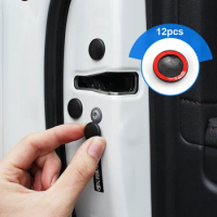 12pcs Car Interior Accessories Door Lock Screw Protector Cover Cap for Nissan NV200 Nuvu NV2500 Forum Denki 350Z