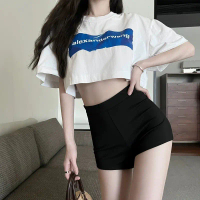 Quần legging ngắn có bigsize lưng thun cạp cao tôn dáng vải umi gân cao cấp loại 1 dành cho nữ 50-95