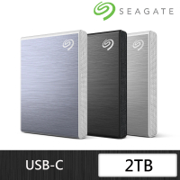 SEAGATE 希捷 One Touch SSD 2TB 外接式固態硬碟(極夜黑/星鑽銀/冰川藍)