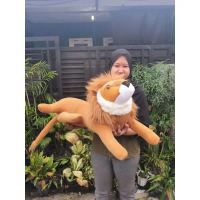 BONEKA LION SINGA JUMBO 80 CM