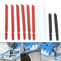10pcs Jigsaw Blades Assortment Set for Bosch T Shank Jig Saw Metal Plastic Wood
