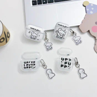1pc Cute Puppy Pattern Earphone Cases for Apple AirPods 1/ 2/ 3/ Pro Protective Cover Headphone Accessorie Protective Box