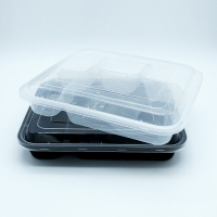 一次性餐具 1000ml一次性三格四格五格飯盒加厚快餐盒套餐盒打包盒外賣餐具盒