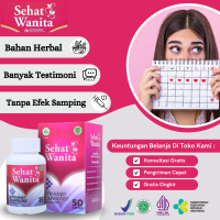 Sehat Wanita Asli Herbal Telat Haid 2 3 4 5 Bulan, Pelancar Haid, Keputihan Tidak Normal, Pembersih