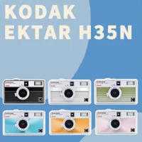 KODAK EKTAR H35N Half Frame Camera 35mm Film Camera Reusable Film Camera With Flash Light Birthday Christmas Gift