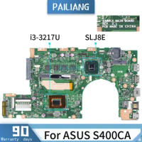 PAILIANG Laptop motherboard For ASUS S400CA REV:3.1 Mainboard Core SR0N9 i3-3217U DDR3