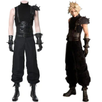(In stock) Final Fantasy VII 7 Cosplay Cloud Strife cosplay costume full suit Halloween party cosplay costume