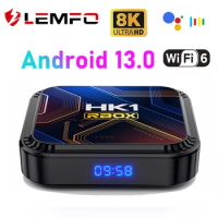LEMFO HK1RBOX K8S Smart TV Box Android 13 RK3528 8K Vedio HDR10 WIFI6 Android TV Box 2023 Home Media Player Set Top Box