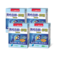 【SENTOSA 三多】男性B群+鋅硒錠4入組(60錠/盒)