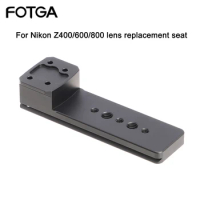 FOTGA Lens Collar Replacement Foot For Nikon Z 800mm F/6.3 Z VR S 400mm 600mm Lens Tripod Mount Ring Built-In Arca Type Plate