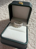 Cincin Mutiara Putih Anyaman HG745