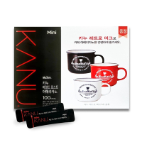 韓國【Maxim】KANU輕焙咖啡 100入/盒(隨機贈KANU咖啡杯)(效期至2024/05/17)