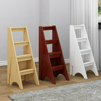 梯凳 梯凳梯子 椅子梯子兩用 折疊樓梯椅 木梯 可折疊 多功能折疊椅子